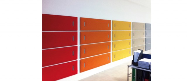 Oversize absorbing wall panels